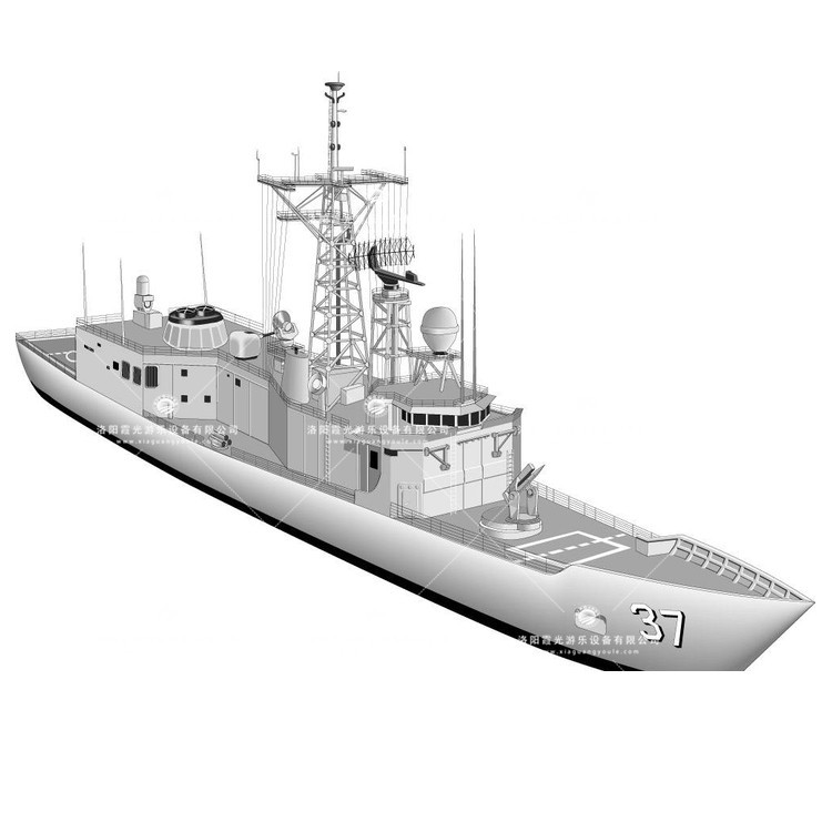 百色充气侦查船模型